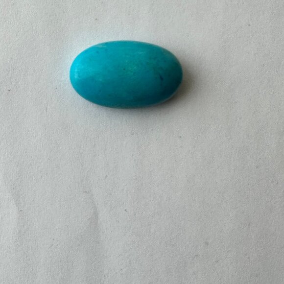 25 Carats Natural Turquoise 25x15mm Oval Top Quality Loose Untreated Gemstone - Picture 6 of 6